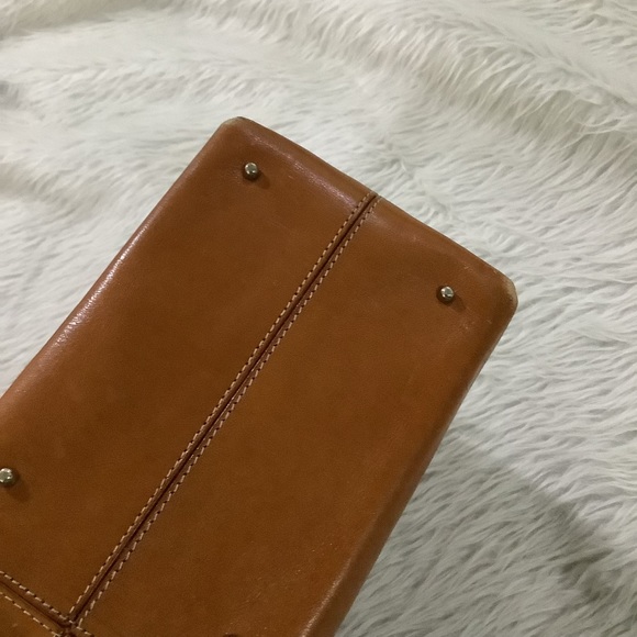 Tods brown large leather shoulder purse - Picture 6 of 16